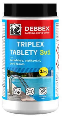 Obrázek produktu pro Triplex tablety 3v1 - dezinfekce, proti řasám a vločkování