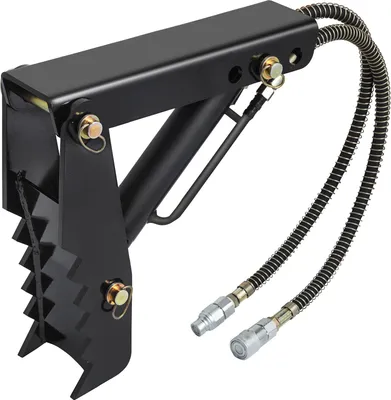 Obrázek produktu pro VEVOR Hydraulický palec pro rypadla, 18 palců 1/2 palce silný, robustní palec pro rypadla, černý ocelový svařovaný nástavec s hydraulickým válcem, mechanický hydraulický palec pro rypadla/nakladače