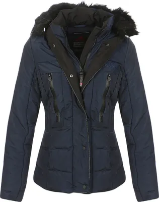 Produktbild von Geographical Norway Damen Jacke Dionysos Winterjacke, Navy, Größe L