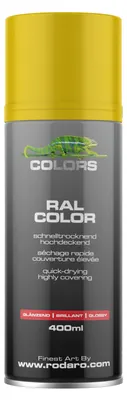 Produktbild von COLORS Sprühlack - 400ml Spraydose | RAL 1021 - Rapsgelb Glanz