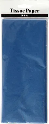 Image de Papier de soie bleu, 10 feuilles, 14 g, 50x70 cm