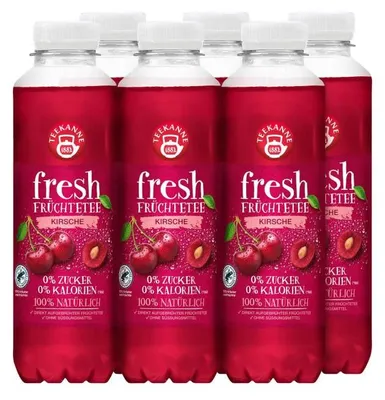 Produktbild von Teekanne fresh Früchtetee Kirsche 500ml