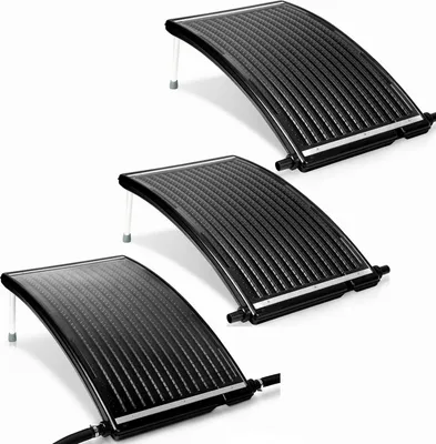Produktbild von TolleTour 3x Solarheizung Sonnenkollektor Poolheizung Schwarz