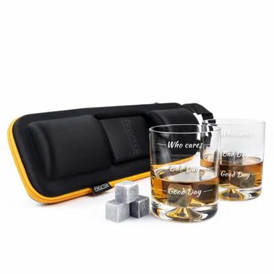 Obrázok produktu pre Súprava pre milovníkov whisky Kto sa stará o priateľa darček