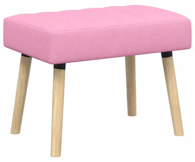 Obrázek produktu pro vidaXL Lavička s prošívaným sedákem, růžová, 60 x 40 x 45 cm, látka