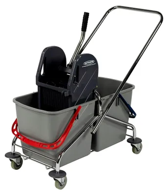 Produktbild von Doppelfahreimer verchromt, 2 x 27 L