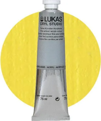 Immagine prodotto di Lukas Cryl Studio Vernice acrilica Giallo limone (primario) 75 ml 1 pz