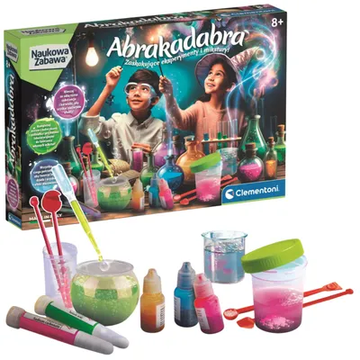Produktbild von Abrakadabra-Chemie-Wissenschaftsspaß auf Polnisch Clementoni 50437