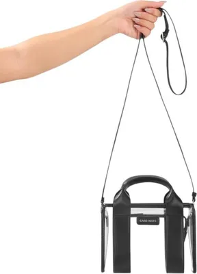Zdjęcie produktu dla Case-Mate Micro Tote Bag - Wodoodporna torba na ramię (Midnight Black/Clear)