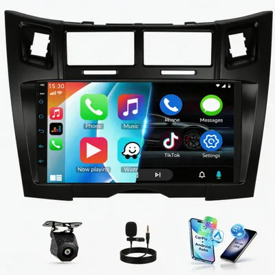Productafbeelding van Autoradio voor Yaris Vitz 2005-2011 met 9 inch IPS HD