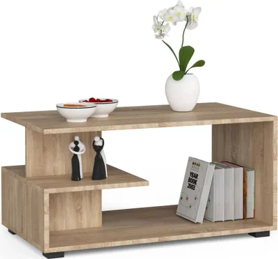 Produktbild von Akord Couchtisch Eiche Pinie Sonoma 90X51X45 Cm
