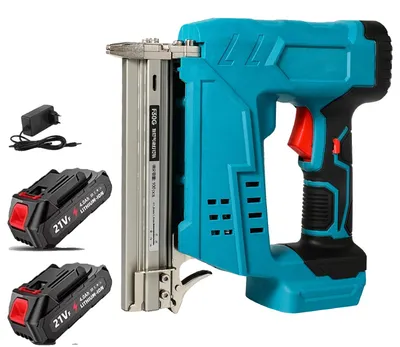 Obrázek produktu pro Akumulátorová hřebíkovačka, vysoká účinnost, ergonomický design, 2 baterie
