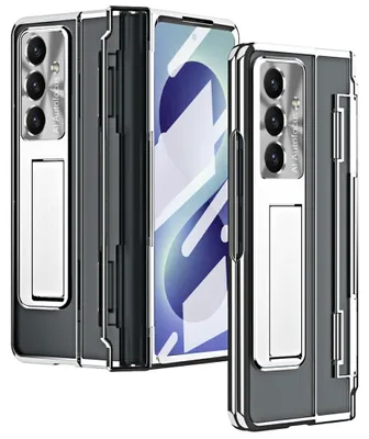 Produktbild von Handyhülle Klapphülle + H9 Display Glas Samsung Galaxy Z Fold8 Ultra 5G Silber