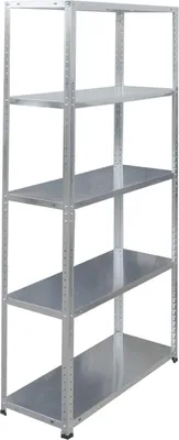 Image de Étagère de rangement en acier - Rayonnage métallique robuste