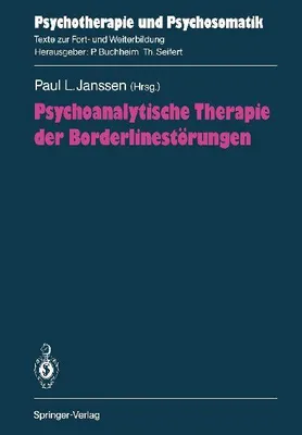 Produktbild von Psychoanalytische Therapie der Borderlinestörungen