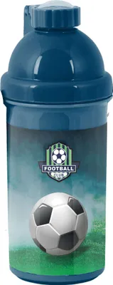 Produktbild von Paso School Bidon blau mit Ball Fotball Club 550ml