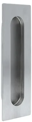 Obrázek produktu pro Amig | Rukojet pro posuvné dveře s kulatou vnitřní stranou, model 12 | 150 x 50 mm | Vysoká odolnost | Z nerezové oceli 18/8 | Matná stříbrná barva