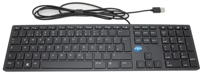 Image de Clavier de bureau filaire HP USB à 3 zones, L96909-041
