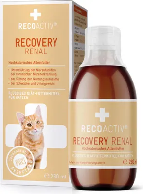 Productafbeelding van Recoactiv Recovery, nierdieetvoeding voor katten, 280 ml