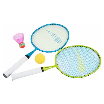 Produktbild von Hudora 76043 Federballset Kids farbig im Netz