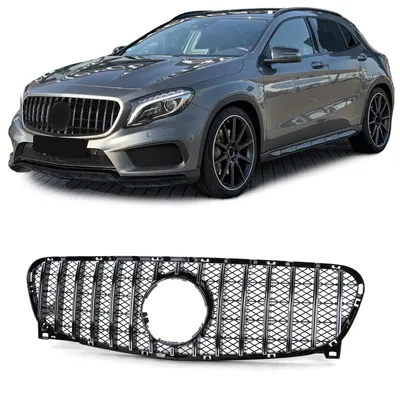 Produktbild von Sport GT Kühlergrill Schwarz Glanz Chrom passend für Mercedes GLA X156 13-16