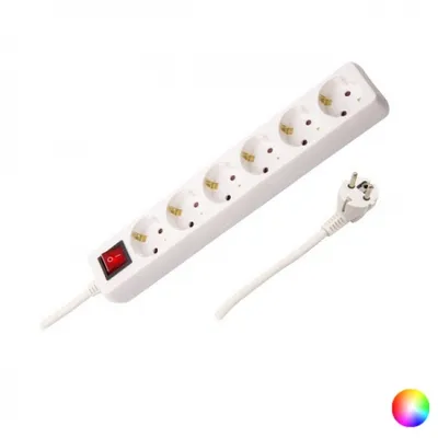 Produktbild von Steckerleiste mit 6 Steckdosen und Schalter Ledkia (5 m)