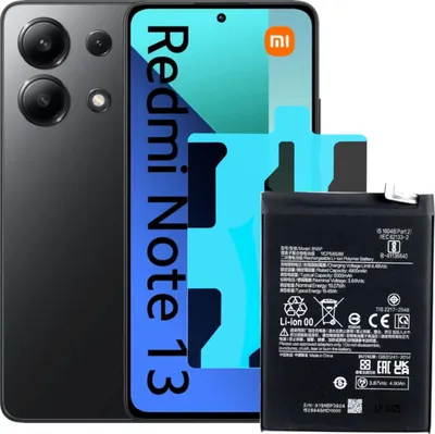Produktbild von Akku für Xiaomi Redmi Note 13 BN5P 4900 mAh + Montageklebeband