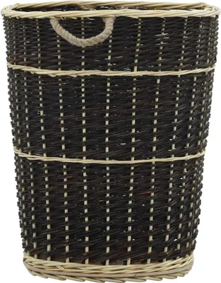 Obrázek produktu pro vidaXL Dřevěný koš s popruhem na přenášení 57 x 51 x 69 cm Přírodní vrba