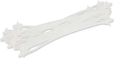 Image de colliers de serrage à tête d'ancrage hama, nylon, 200 x 4,8 mm, naturel