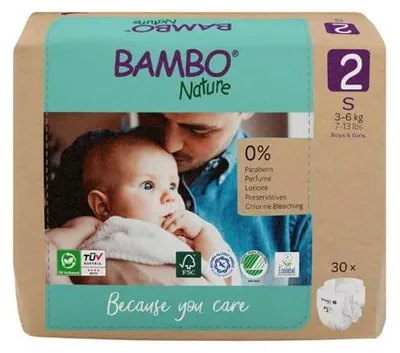 Produktbild von Bambo Nature Windeln Größe 2 (30 Stück)