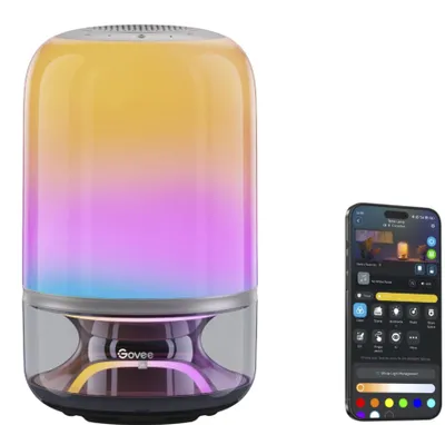 Immagine prodotto di Lampada da tavolo Govee 2 Pro Sound by JBL - Lampada da tavolo intelligente RGBICWW + altoparlante con sincronizzazione musicale H60200F1