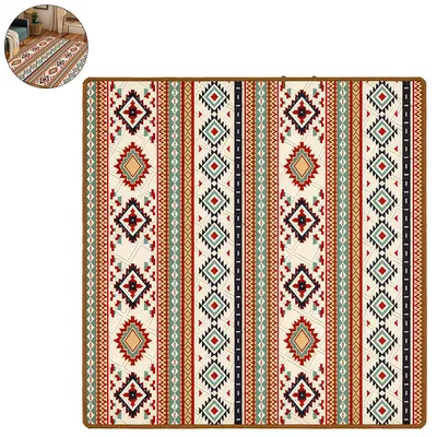 Produktbild von Wasserdichte Picknickdecke 200×200 cm,6-lagig extra dick,Outdoor Stranddecke,Camping Matte,Boho-Design,für4–6Personen,Sand-und Feuchtigkeitsresistent
