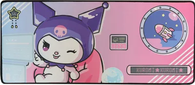 Produktbild von Sanrio XXL Mousepad Kuromi Spaceship