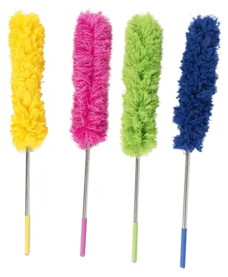 Image de Lifetime Clean Plumeau Télescopique XXL - Balai à poussière avec manche télescopique - Extensible de 80 à 280CM - Pelle à poussière - Plastique