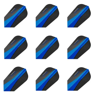 Produktbild von Harrows | Retina | Dart Flights | Slim | 100 Mikron | Dunkelblau | 3 Sets = 9 Flights
