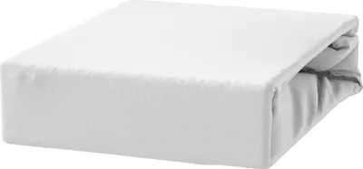 Produktbild von Elastisches Jersey-Spannbettlaken – Neueste Technologie, 22 Farben & 9 Größen für Perfekte Passform, Weich & Atmungsaktiv Weiß 90x160