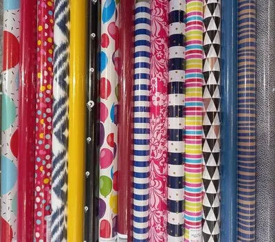 Productafbeelding van Assortiment cadeaupapier inpakpapier - 200 x 70 cm - 7 rollen