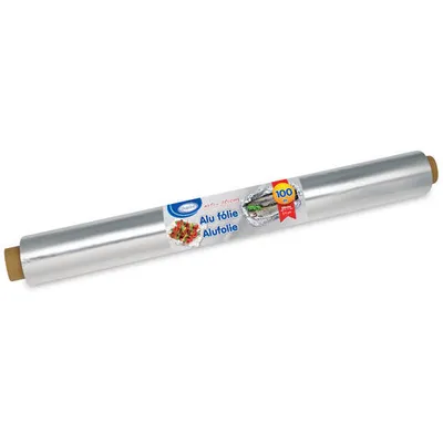 Produktbild von 1x Alufolie extra stark 59 cm x 100 m 17 my einzeln verpackt
