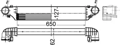 Zdjęcie produktu dla Intercooler Db C-Class W203