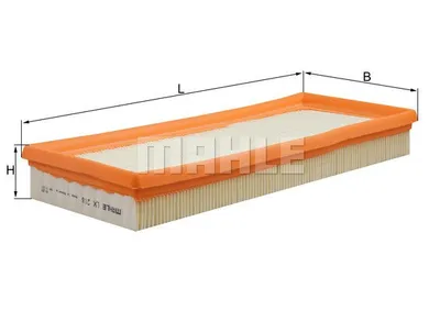 Produktbild von Luftfilter MAHLE LX 218 für VW GOLF II (19E, 1G1) Filtereinsatz