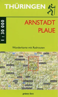 Image de Carte de randonnée d'Arnstadt et Plaue