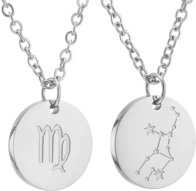 Produktbild von Sternzeichen Kette Gold Silber Rosegold Horoskop Mutter Tochter Freundin Jungfrau Edelstahl