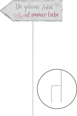 Produktbild von Gilde Metall G artenstecker "Liebeszutat" VE 6 50682
