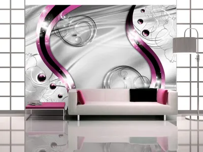 Produktbild von Vlies Fototapete 350x256 cm Tapeten Wandtapete XXL Abstrakt Blumen a-A-0006-a-c