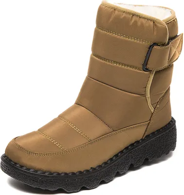 Produktbild von Tianpeng Damen Winterstiefel Warm Gefüttert Schneestiefel Wasserdicht Anti-Rutsch Winterschuhe Hohe Stiefel (36-45)