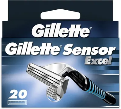 Obrázek produktu pro Břitvy Gillette SensorExcel, balení 20 kusů