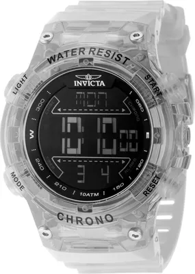 Produktbild von Invicta Racing 49041 Herrenuhr - Quarzwerk - Kunststoff mit schwarzem Zifferblatt - 52 mm