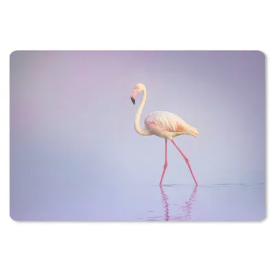 Produktbild von MuchoWow® Mauspad Mousepad Flamingo - Wasser - Rosa 27x18 cm - Mousepads - Maus Mat - Pad - Mausunterlage - Büroartikel - Desk Matten