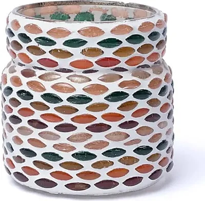 Produktbild von Mosaik Teelichthalter Herbsttöne -- 8cm online bestellen