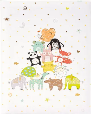Produktbild von Babytagebuch Animal Pyramid - 21 x 28 cm.